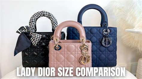 vintage lady dior large|Lady Dior mini vs small.